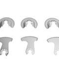 6 Piece Segment Oscillating Blades Set For Multitool Saw Carbide Blades displayed on white background