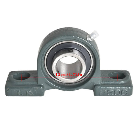 Pillow block bearing component of 44 Inch Rear Axle Shaft Kit With Chain Sprocket Brake Disc Pillow Block And Wheel Hub Replacement