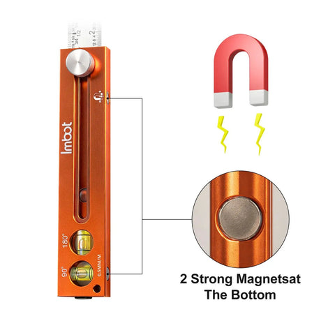 Heavy Duty Adjustable Leveling Marking Ruler With Dual Bubble Levels For Quick Plumb Alignment Hella Durable Aluminum Alloy Build Beat Down Ready To Handle Drops While Serving Up Sick Precision On Every Carpentry And Woodworking Job Site