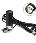 Dual Band Vehicle Ham Radio Antenna for VHF UHF 136 to 174 MHz and 400 to 470 MHz with Lip Mount NMO, low profile, RG58 cable