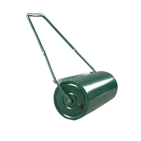 9.5 Gallon Tow Behind Lawn Roller Water And Sand Fillable Garden Drum With U Shape Handle