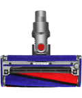 Soft Roller Cleaner Head for V10 V11 V8 V7 V15 Vacuum Cleaners, fluffy microfiber floor attachment, bottom view showing rollers