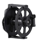 Split Type Wire Reel For Your Spearfishing Gun With Foldable Handle Underwater Speargun Reel Built From Lightweight Nylon No Fuss Disassembly Base Fits Wooden Body Guns Includes Base And Screws