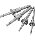 Heavy Duty SFU2005 Linear Motion Ball Screw Kit 900mm C7 Accuracy featuring smooth stainless steel screws and flange nuts.
