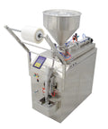 Straight Up Heavy Duty Automatic Paste And Liquid Filler With Quantitative Sealing System 10 To 100 Ml Capacity Stainless Steel Build for sauces and oils.
