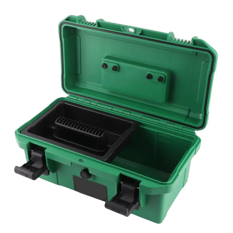 Tractor Tool Box Portable Organizer With Removable Tray Durable PP Plastic Carrier For UTV ATV Truck Car Universal Fitment