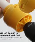 Heavy Duty Pvc Pipe Threader Kit With Electric Drill Adapter And One Half Inch Reusable Die for quick snap-on design connection.