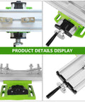 Cabilock Multifunctional Milling Platform For Drilling and Milling Machines Compact Design showing alloy steel construction and adjustable clamp features.