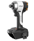 20V Cordless Impact Driver Kit With 2035 Inch Pounds Max Torque And 1/4 Inch Hex Drive, Brushless Motor, Three Speed Settings Up To 3300 IPM