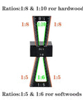 Top Shelf Dovetail Marker Tool For Woodworkers Slick Adjustable Layout Gauge Crafting Tight Joints Dead On Accuracy Quick No Stress Workshop Gear Heavy Duty Portable Workhorse ratios 1:8 1:10 for hardwoods 1:5 1:6 for softwoods