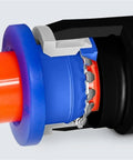 Close-up of Air Pneumatic Fittings Kit With 100 Pieces Of Quick Connectors And Pipe Adapters in stainless steel and plastic.