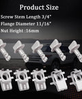 Five Pairs Engine Cover Retainers And Shield Thumb Pins With Screws And Nuts Replacement Clips That Drop In And Fit Ford F150 Edge And Explorer W716006S439 BB5Z00817A