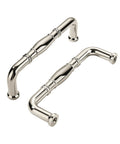 10 Pack Polished Nickel Cabinet Pulls, 3-3/4 Inch 96mm Length, durable handles for cabinets, dressers, and furniture, polished finish