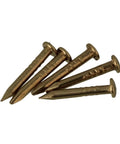 Antique Brass Furniture Miniature Nails Round Head Pack Of 100 In 8 To 12 mm Size Range With 12 By 1.5 mm And 15 By 3 mm For Wood Restoration And Diy Projects, Sturdy Brass Nails For Classic Vintage Look