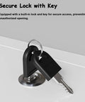 Secure Lock with Key for Rock Solid Soundproof Access Panel For AC Units Flush Mount Wall Cover Plate.