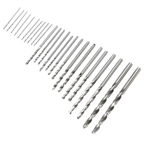 Micro Twist Drill Bits Set HSS Straight Shank Mini Kit With Nine Sizes From 0.5mm To 3mm for crafting and electronics projects