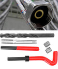 Thread Repair Kit M11x1.25 Metric Female Thread Repair Tool Set With Spiral Drill Tap Wrench And 12 Inserts