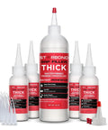 Thick CA Glue Refill Kit 16 Oz For Woodworking And DIY Projects On Your Workbench Bulk Refills With Extra Bottles Caps Microtips Yorker Spout Gap Filler Cyanoacrylate For Carpentry Hobby Models And Archery Fletching, 16 oz bottle with bench bottles and tips