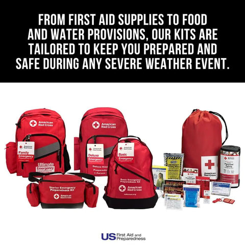 Must-Have First Aid Kit With 73 Piece Emergency Medical Supplies For Minor Injuries, Latex Free, Zippered Soft Pack, Easy Access, Ideal For Home, Travel, Work, School, On The Go Safety And Wellness, red emergency kits and supplies for severe weather prep