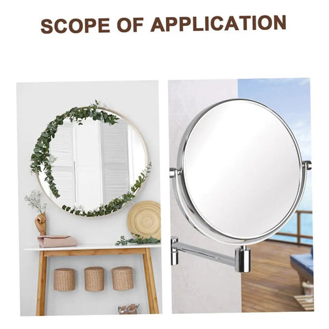 Mirror Clip Hardware Set For Frameless Mirrors And Tile Walls, Metal Wall Bracket Clips, Frameless Mirror Hanging Kit To Level Up Your Home Decor And Greenhouse Setup