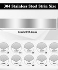 Pro Grade Stainless Steel Shim Stock Set 60 Piece Assortment With 10 Thicknesses From 0.0007 To 0.01 Inch 1 Inch Wide 6 Inch Long Shims For Precision Machining And DIY Projects For DIYers And Pros