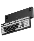 Hella Smooth Silent Mechanical Gaming Keyboard With Rotary Knob Tri Mode Wireless Hot Swappable Gasket Mount Pre Lubed Linear Switches top view
