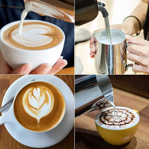 Pro Grade 20 Oz Stainless Steel Milk Frothing Pitcher For Latte Art At Home, 304 Stainless, Rust Resistant, 600 Milliliter Capacity
