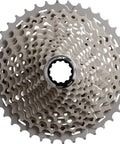 Front view of 11 Speed Gravel Cassette Sprocket 11 To 40T Range For Deore XT MTB Drivetrain Aluminum And Steel Build