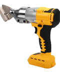 Cosiki Heavy Duty Cordless Metal Shears Brushless Motor 400Nm Torque Rotating Head Electric Sheet Cutter With LED Light side view showing handle and blade.