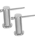 Stainless Steel B Type Cylindrical Flat Head Pins, Multipurpose Locating Pins for Machinery, Furniture and Jewelry Making