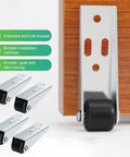 Big Time Heavy Duty Vertical Track Roller Wheels on a bracket, featuring rubber casters for smooth sliding doors and gate tracks.
