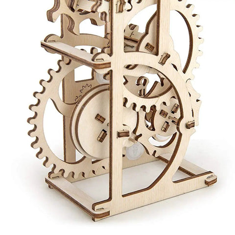 Dynamometer Mechanical Model Kit 3D Wooden Puzzle For Self Assembly No Glue Needed Brain Teaser For Kids Teens And Adults Perfect Desk Decor And Hands On STEM Challenge, 48-part plywood gear model