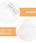 4 Piece Bench Grinder Eye Shield Replacement Panels For 6 Inch Grinders, Clear Spark Deflector Safety Guard close-up view