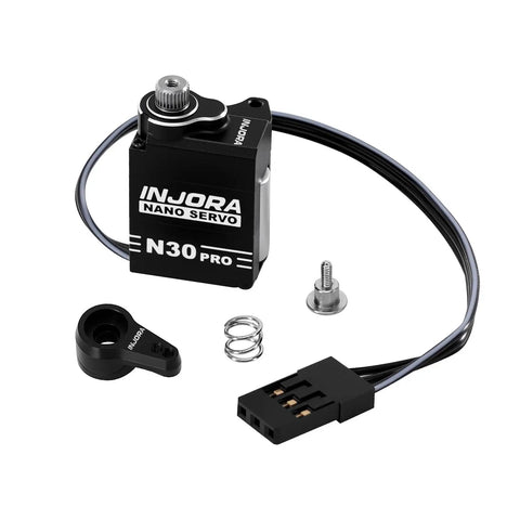 Beefed Up High Torque N30 Pro Nano Servo With Saver For 1 By 30 Axial SCX30 CNC Aluminum Case Metal Gear Quick Response