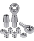 Two Piece Heavy Duty Heim Joint Rod Ends Steering Linkage Kit For Rock Crawlers And Trail Trucks with durable steel components.