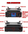 Pro Grade Digital Preheat Soldering Station With Hot Plate And High Power Preheating Hot Air Gun For PCB Desoldering, 853A