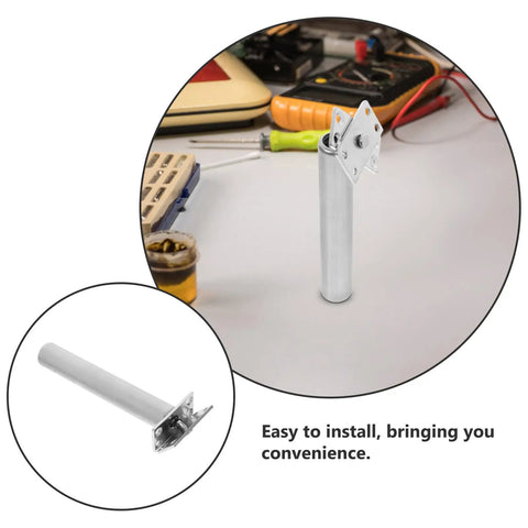Concealed Door Closer With Chromium Finish for residential and hotel doors on a tabletop, highlighting auto close feature.