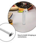 Chromium Door Closer With Durable Spring for high-traffic residential doors and hotel installations, easy retrofit on table.