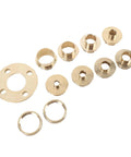 11 Piece Router Guide Kit Pro Grade Brass Template Bushing Guides Set For Woodworking Efficiency And Precision Heavy Duty