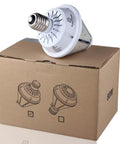 Oberon II Series 80W LED High Bay Light Bulb Delivers Up To 9,800 Lumens At 5000K Bright White Go To Interchangeable E39 E26 Base Post Top