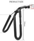 Heavy-Duty Bike Surfboard Carrier Bracket For Ride-Ready Trips showing adjustable mount dimensions