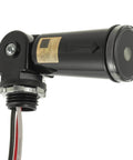 Close-up of One Pack 120 To 277V AC Photocell Light Sensor Switch For Outdoor Lighting IP65 with wires exposed