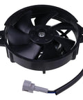 Badass 4 Inch Universal Motorcycle Radiator Cooling Fan Electric Water And Oil Cooler For Dirt Bike Atv Motocross 12 Volt 300 Cfm Waterproof Plug Keep Things Chill Upgrade, black electric cooling fan.