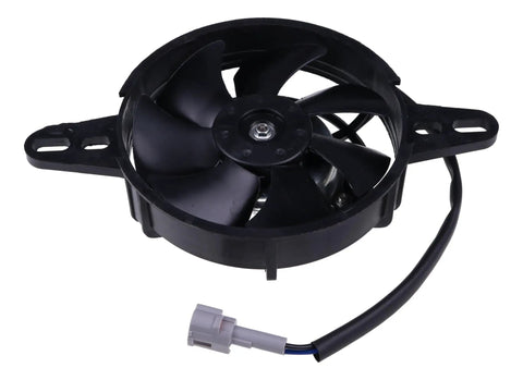 Badass 4 Inch Universal Motorcycle Radiator Cooling Fan Electric Water And Oil Cooler For Dirt Bike Atv Motocross 12 Volt 300 Cfm Waterproof Plug Keep Things Chill Upgrade, black electric cooling fan.