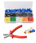 Kickstart Your Projects With This Awesome 800 Piece Cable Wire Connector Set Plus A Handy Hand Ferrule Crimper Plier Tool That Makes Electrical Jobs Easy Peasy For Any DIY Guy Or Pro Electrician, 800-piece ferrule kit
