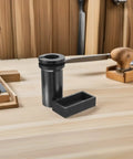 Heavy Lifter Graphite Crucible And Metal Smelting Mold Set With Integrated Oil Traps for seamless casting on workbench.