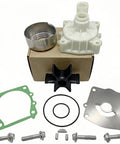 Water Pump Impeller Kit With Housing For Yamaha Outboard Motors 150 175 200 225 250 300 HP Must Have Easy Install Replacement Fits 61A W0078 A2 A3 A4 64L W0078 00 65L W0078 A0 Sierra 18 3396 1 displayed with all components including housing, gaskets, and bolts.