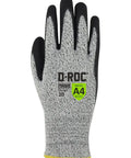 Enhanced Liquid Grip Level A4 Cut Resistant Work Gloves With Sandy Nitrile Coating Nitrix, size 10 XL, palm view showing logo