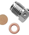 Dive Gear Burst Disc Valve Assembly For Scuba Tanks 5000psi 5250psi Regulators Durable Stainless Steel Corrosion Resistant