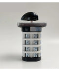 Five Position Rotary Changeover Switch YMZ12 32 4, 660V 32A, showing terminals and switch lever, industrial application.